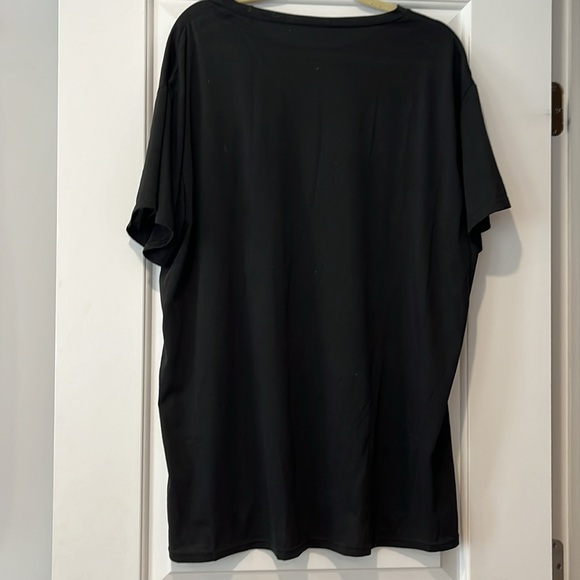 SHEIN 4 XL short sleeve T-shirt top skull and sheer neckline Never worn - Picture 5 of 5